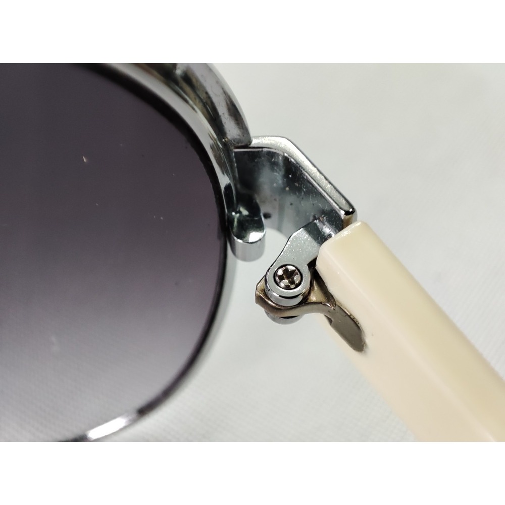 Michael Kors Natalia M2473S Aviator Sunglasses White Silver 64-13-130 Near Mint‎ - Picture 9 of 14